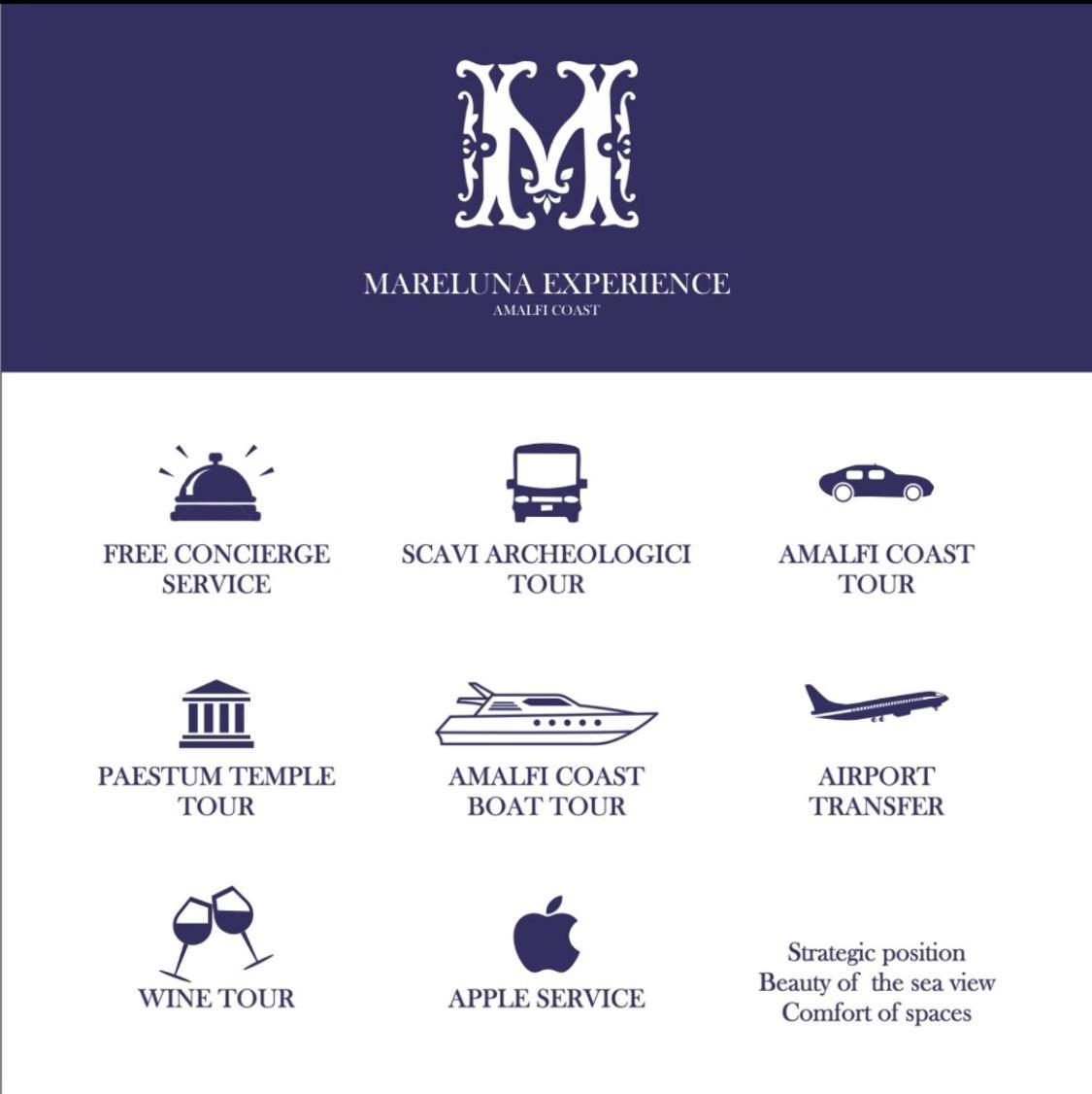 Relais Mareluna - Luxury Apartments サレルノ エクステリア 写真